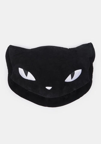 Menacing Meow Decorative Pillow