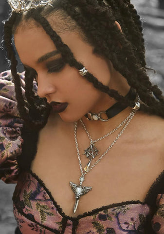 Wolverine Moon Pendant Necklace