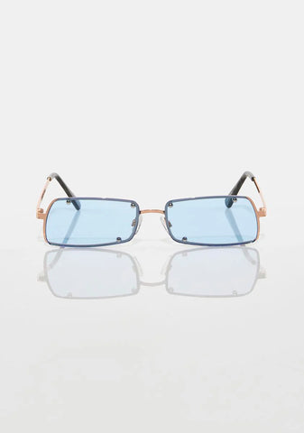 Eyes On You Rectangular Sunglasses