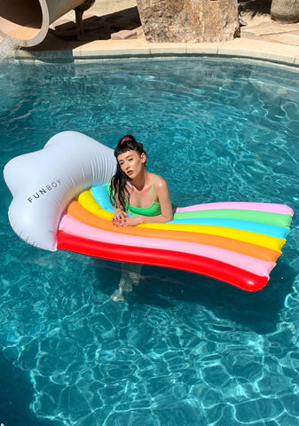 Rainbow Cloud Lounger Float