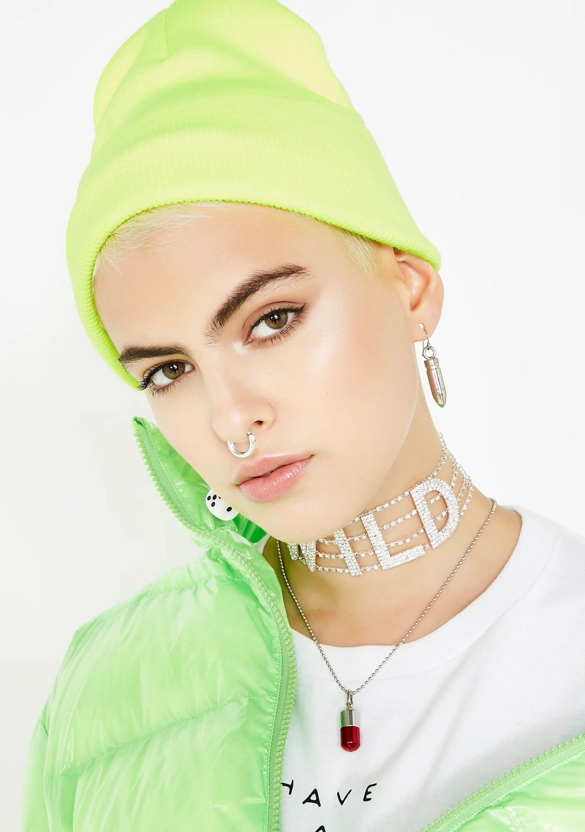 Slime Crime Neon Beanie