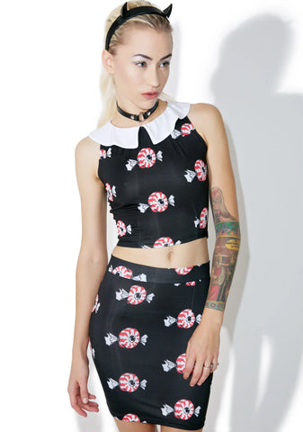 Creepy Candy 2 Piece Dress