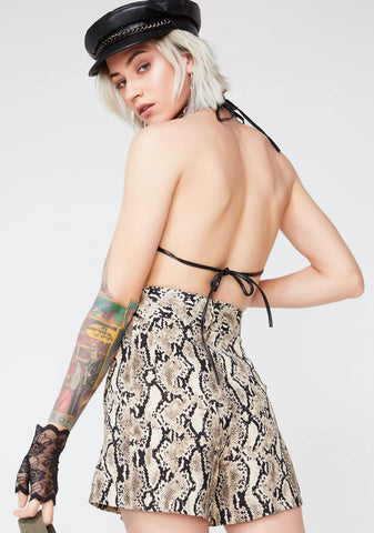 Toxic Tripster Snakeskin Shorts