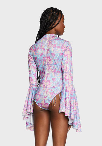 Shroom Cut-Out Bodysuit