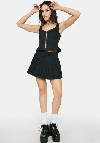 Sharp Tongue Corset Top