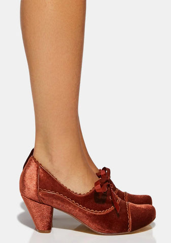 Madison Velvet Heels