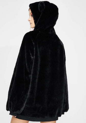Grizzly Groover Faux Fur Hoodie