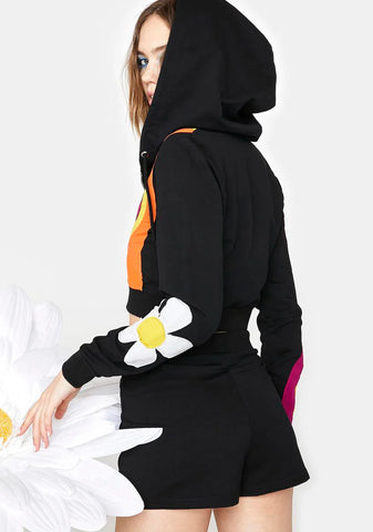 The New Daze Crop Hoodie