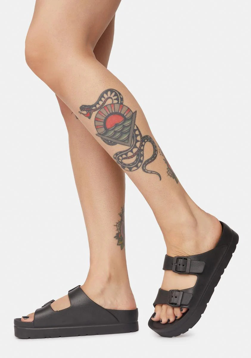 My Way Out Buckle Slides