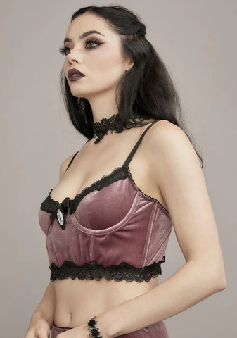 Kiss Morphine Eyes Velvet Bra