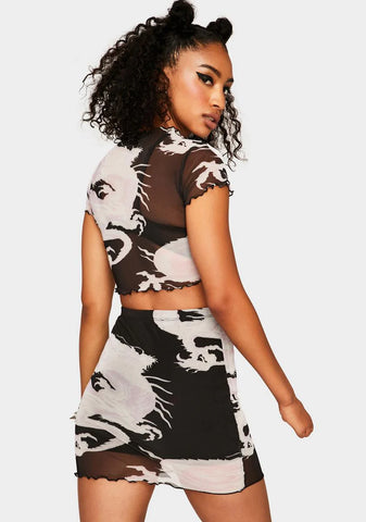 The Gold Is Mine Skirt Set