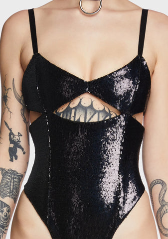 Alien Encounter Sequin Bodysuit