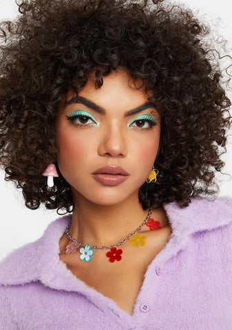 Linking Up Flower Necklace