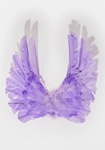 Lavender Angel Wings