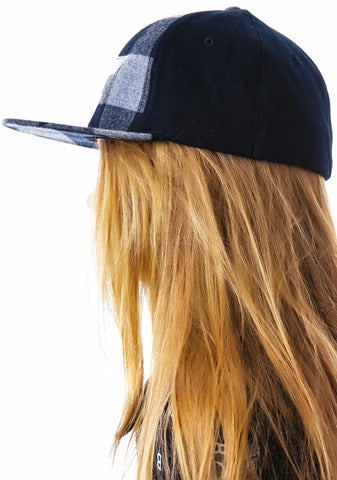 BOY Plaid Cap - Gray