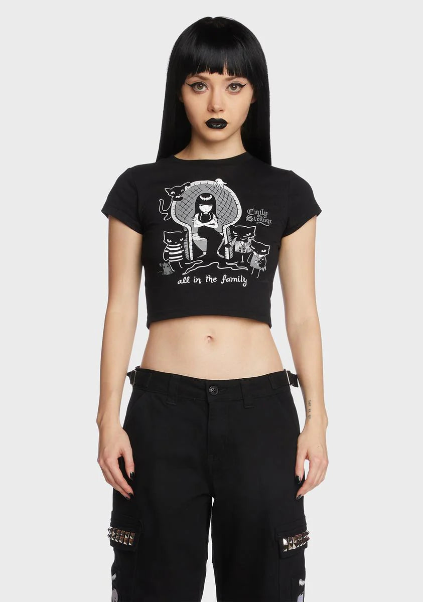 Kitten In The Family Baby Tee