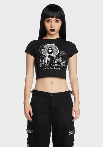 Kitten In The Family Baby Tee