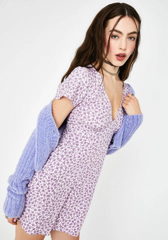 Lilac Elara Mini Dress