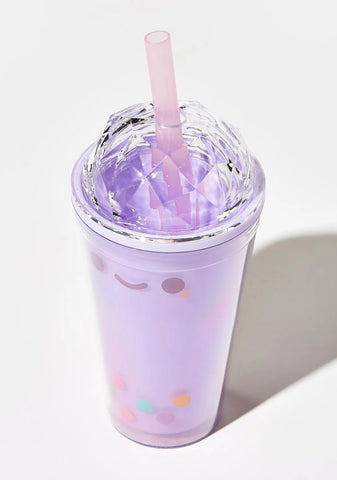 Taro Boba Tea Reusable Tumbler