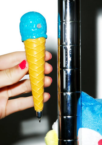 Single Scoop Ice Cream Pen - Green