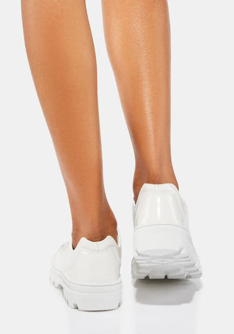 White Roadies 90s Bby Sneakers