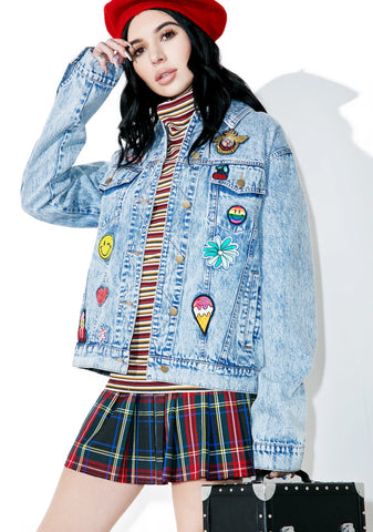 Scout Patch Denim Jacket