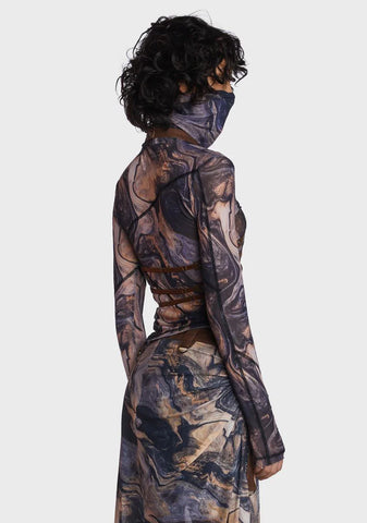 Echo Rockslide Print Top And Harness Set