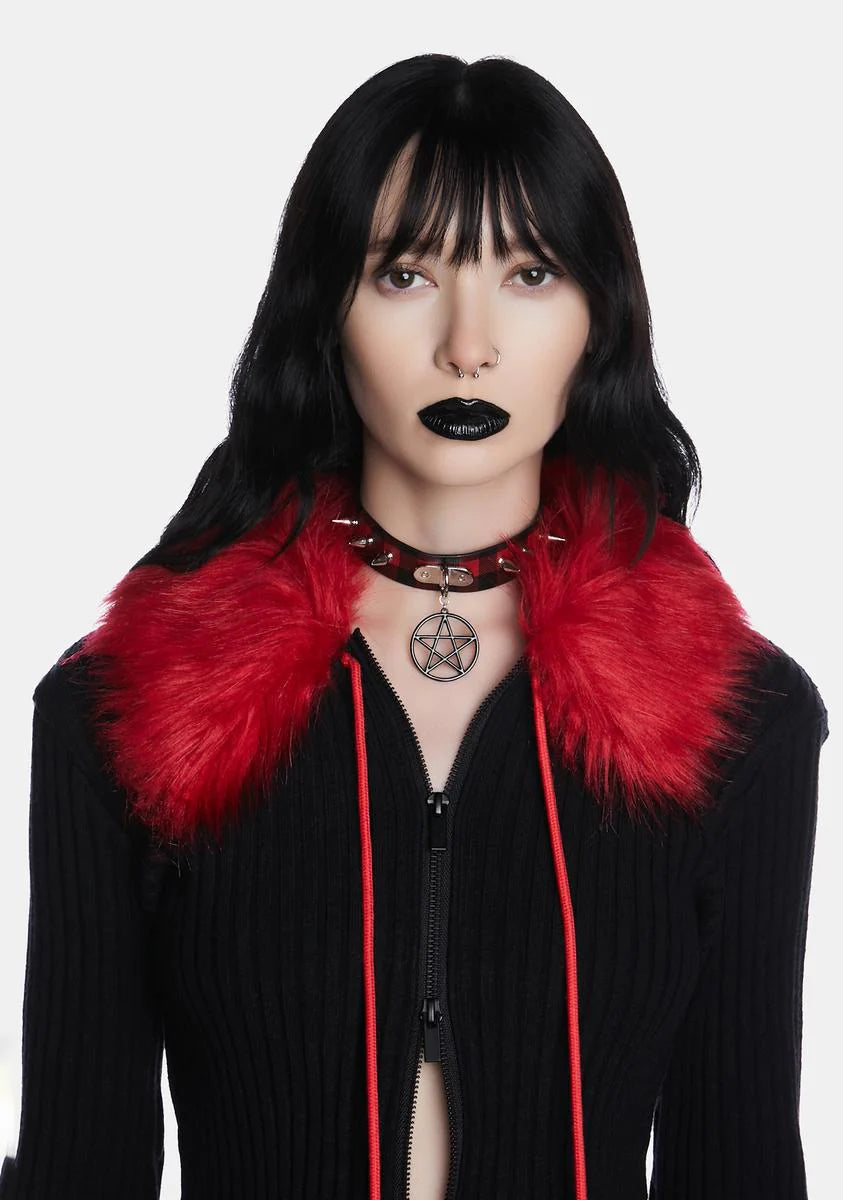 Honorary Member Plaid Choker