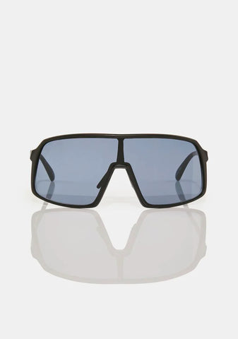 Compression Mirrored Shield Sunglasses