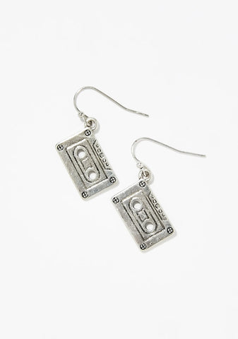 Play My Jam Mixtape Earrings