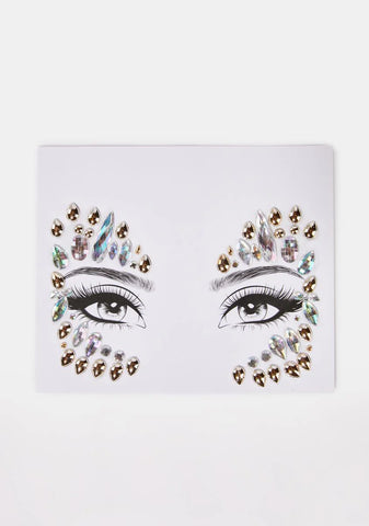 Queen Sparkle Haven Iridescent Face Gems