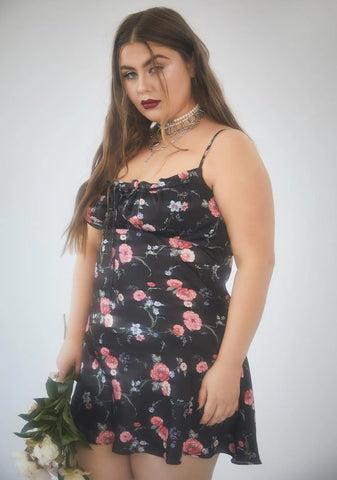 She Can’t Be Just Friends Floral Mini Dress
