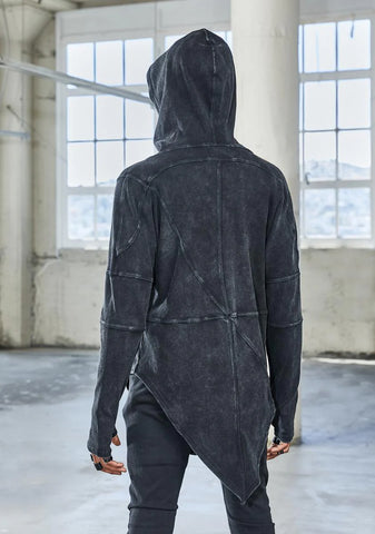 Bassline Worn Wash Hoodie Sweatshirt