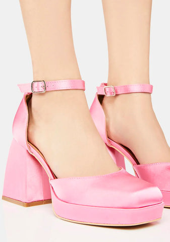Blush Simply The Best Block Heels