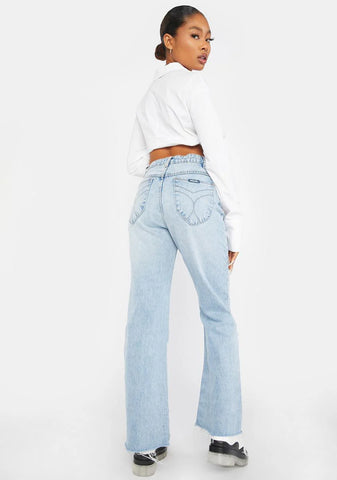 Liv Worn East Coast Crop Flare Jeans