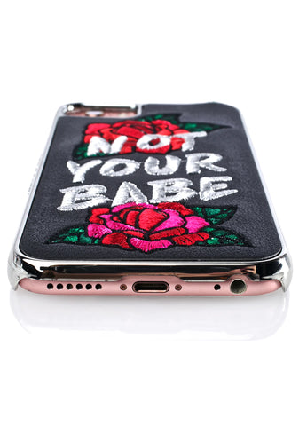 Not Your Babe iPhone Case