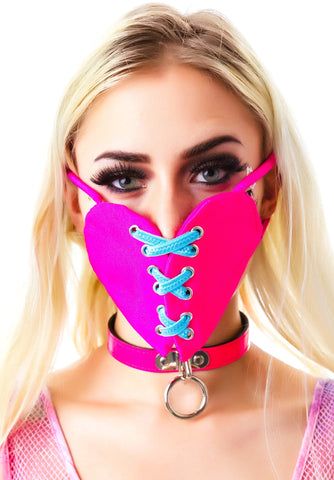 Sweetheart Rage Face Mask