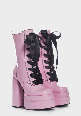 Dollhouse From Hell Platform Boots