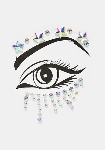 Crystal Visions Iridescent Face Jewel