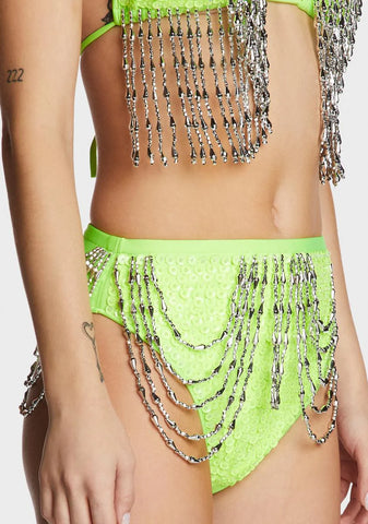 Green Mandy Sequin Set