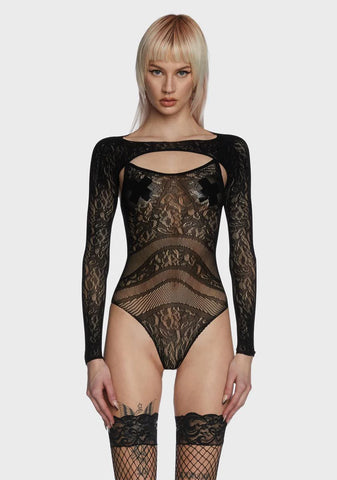 Don't Get Attached Sheer Bodysuit