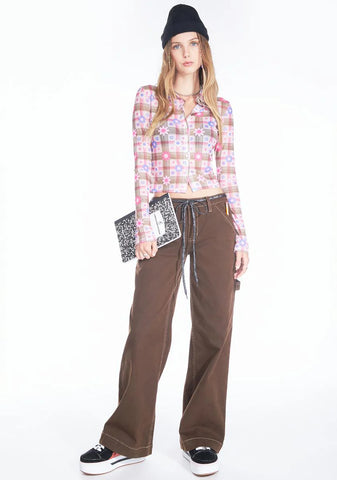 Personal Chill Pill Button Up Top