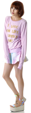 Love You Like Summer Baggy Beach Jumper