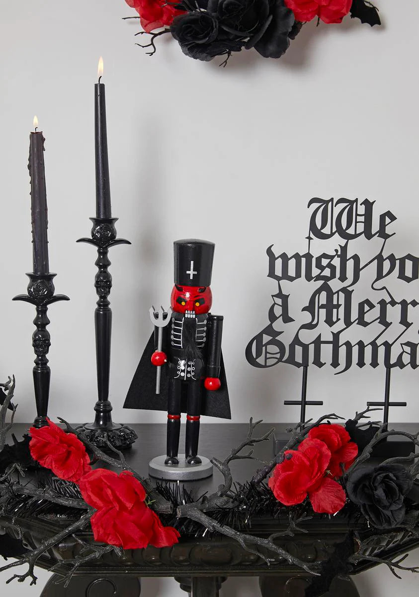 Naughty Nutcracker Figurine