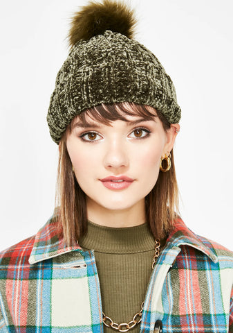 Kush Shoot Ya Shot Pom Pom Beanie