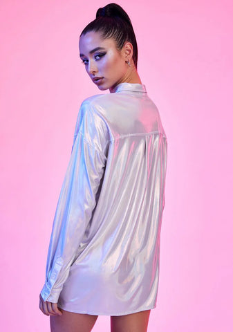 Spaced Out Holographic Shirt