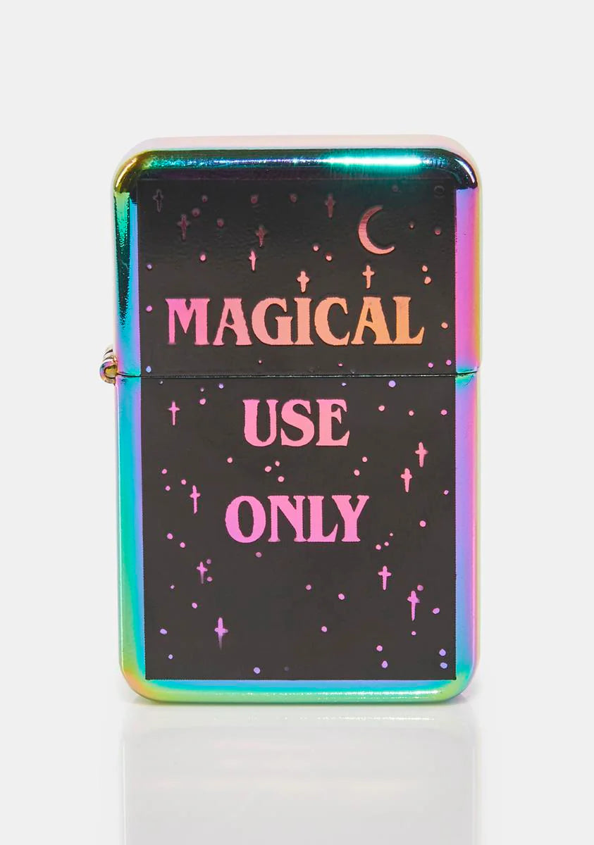 Magical Use Only Flip Top Lighter