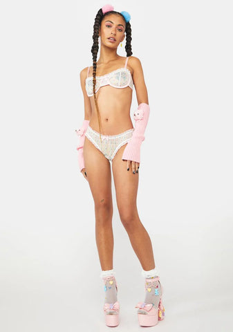 Starry Eyed Surprise Mesh Panties