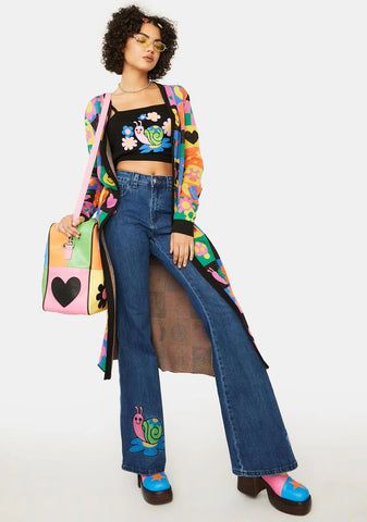 Keeping Pace Flare Jeans