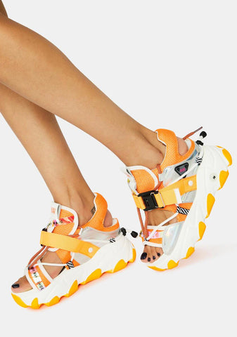 Orange Dragon Fruit Sandals